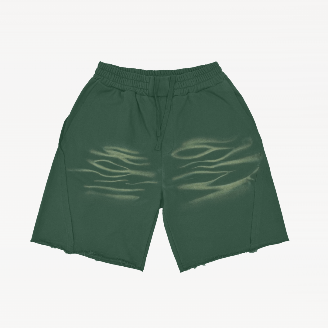 Heavyweight Tiger Stripes Shorts