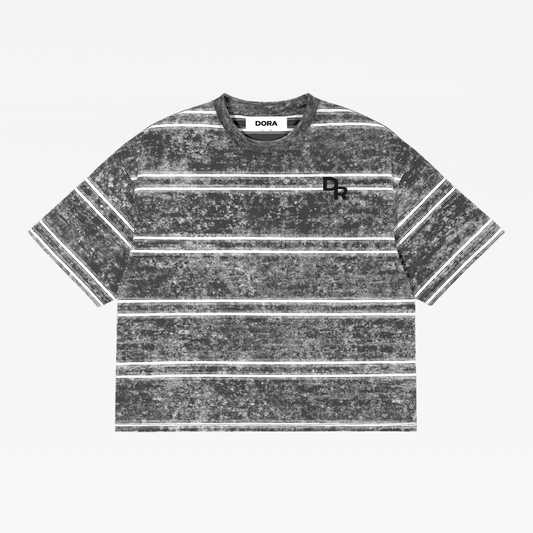 Washed Stripe Boxy T-Shirt