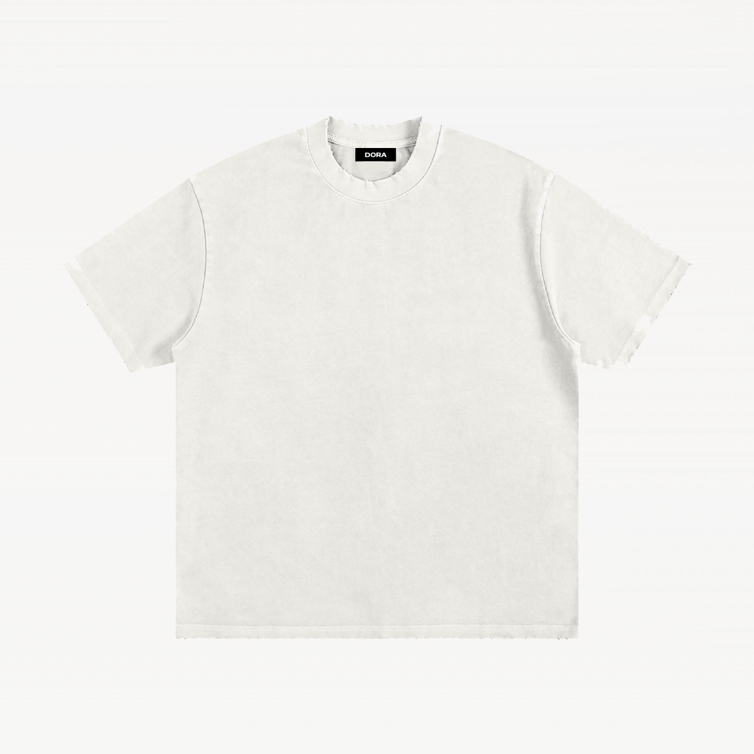 Frayed Signature Back T-Shirt