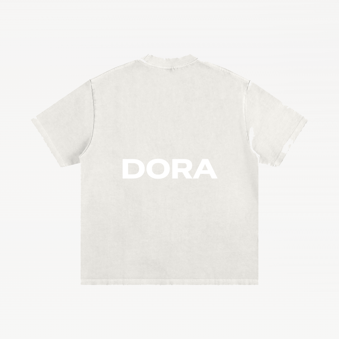 Frayed Signature Back T-Shirt