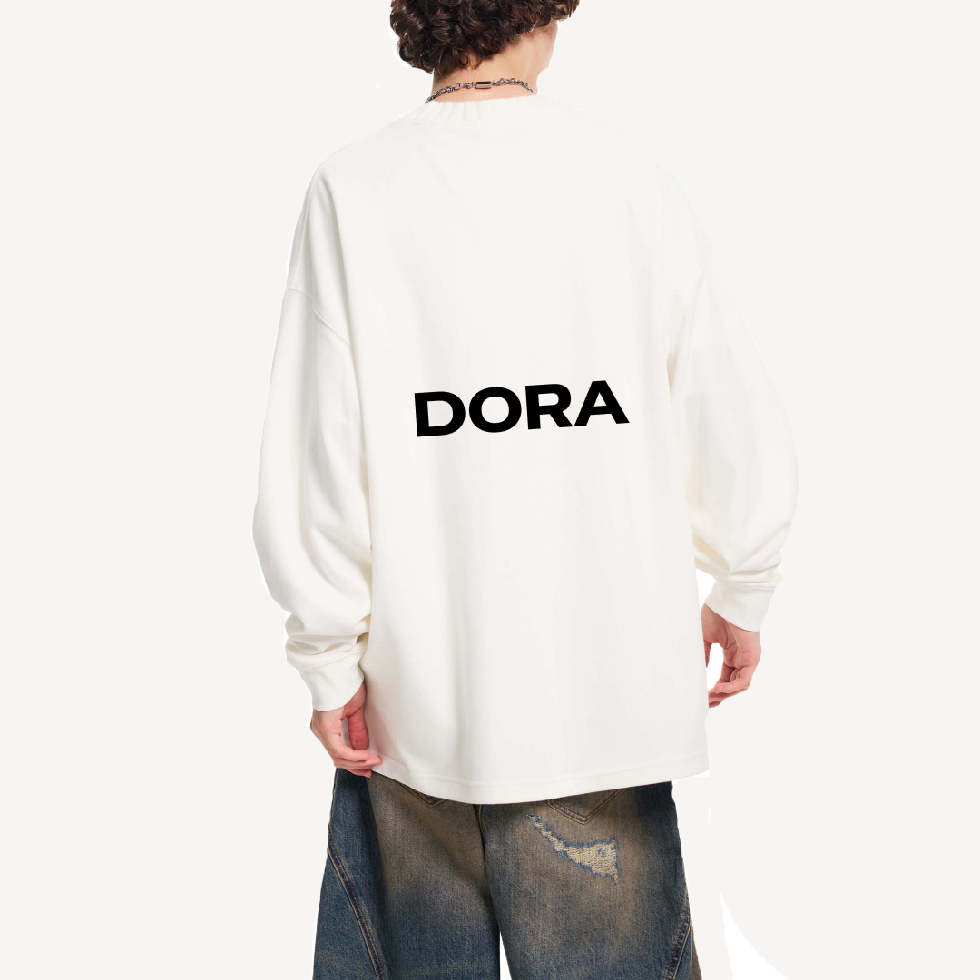 Knitted DR Signature Back Oversize Sweatshirt
