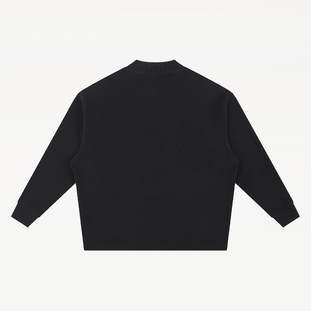 Knitted Signature Oversize Sweatshirt