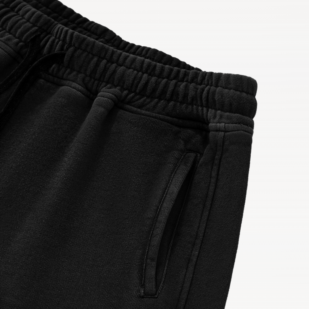 Washed Drawstring Shorts