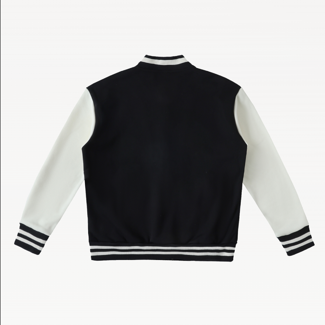 Fleeced Varsity Jacket