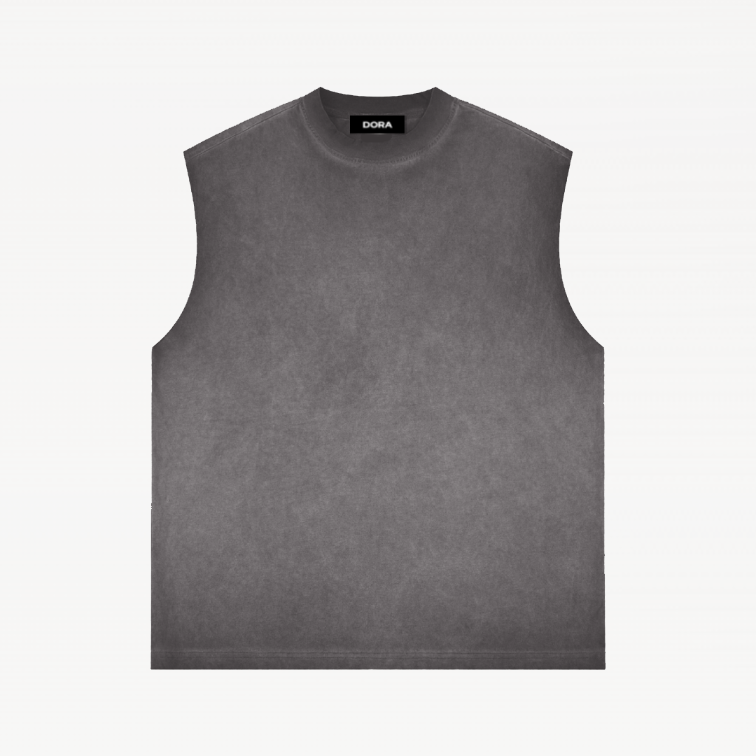 Reverse Washed Signature Back Tank Top