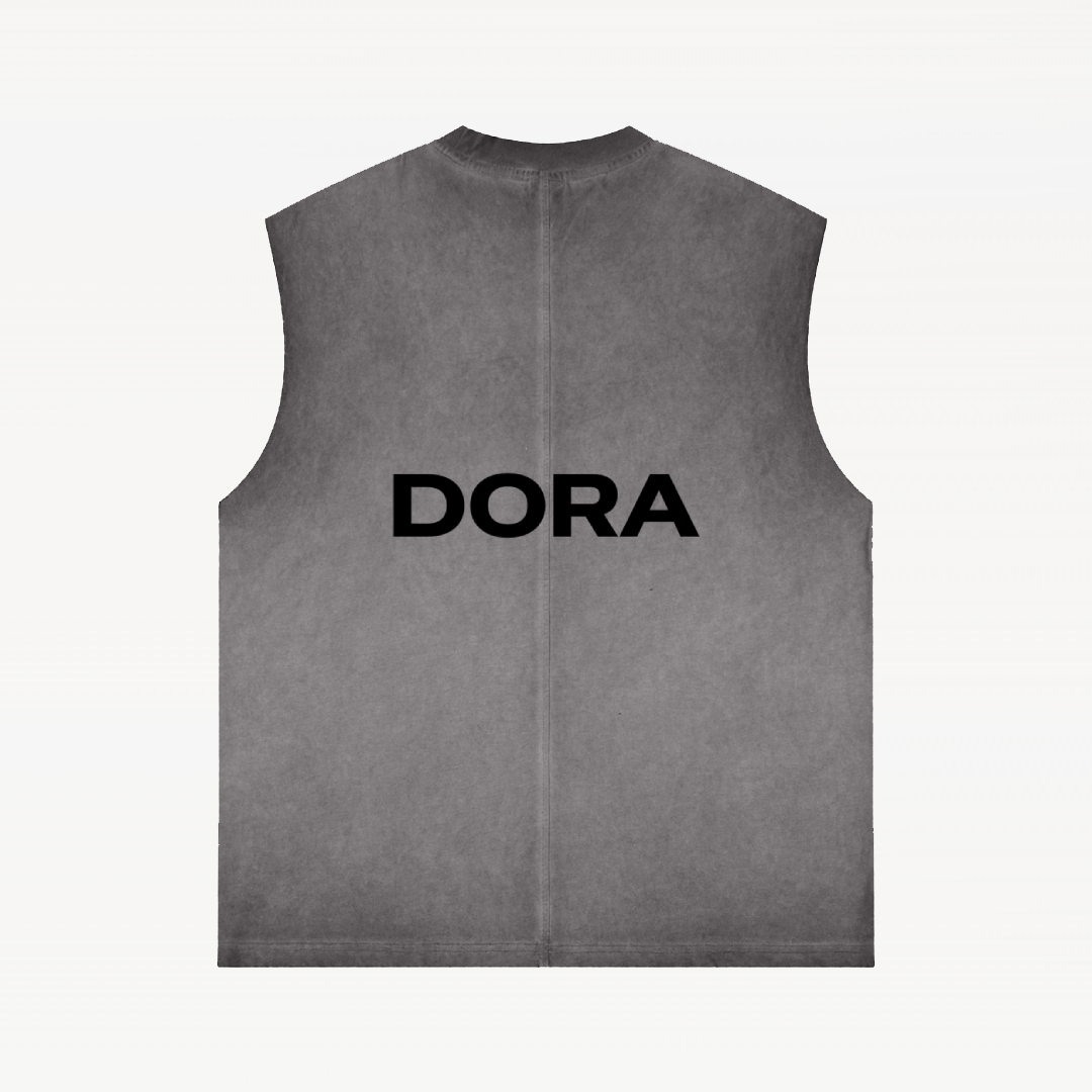 Reverse Washed Signature Back Tank Top