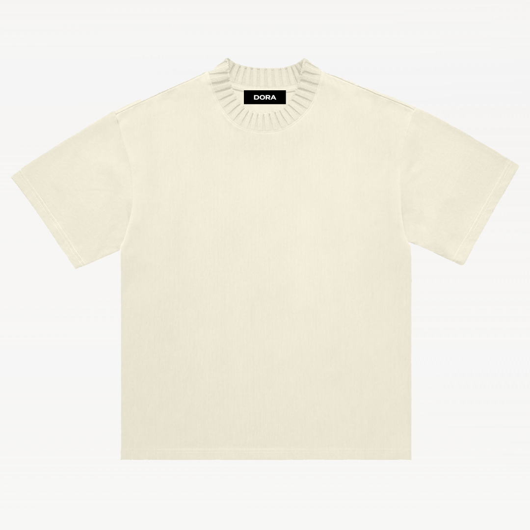 Knitted Signature Back T-Shirt