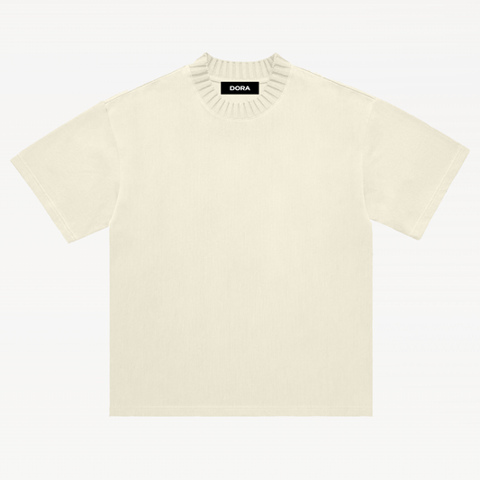 Knitted Signature Back T-Shirt