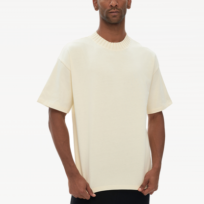 Knitted Signature Back T-Shirt