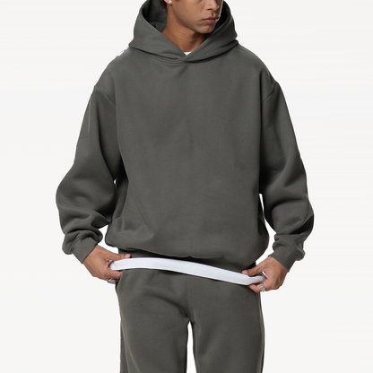 Fleeced Signature Back Hoodie