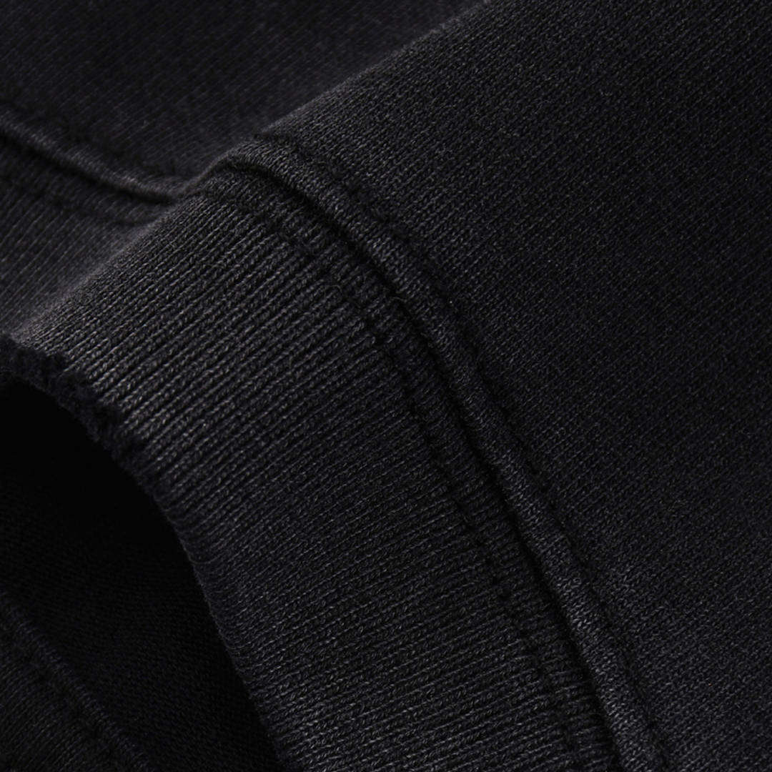 Raw Edge Cotton Sweatshirt