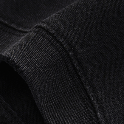 Raw Edge Cotton Sweatshirt