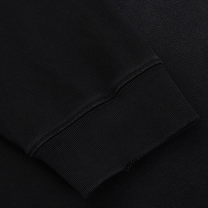 Raw Edge Cotton Sweatshirt