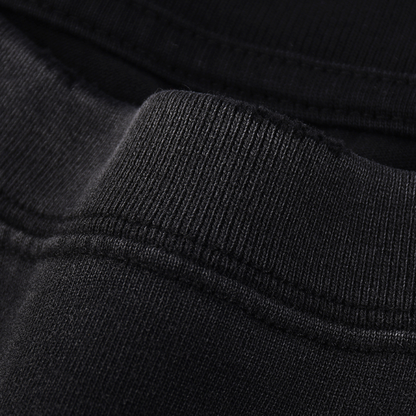 Raw Edge Cotton Sweatshirt