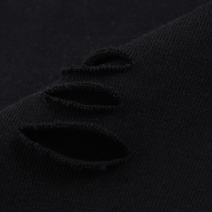 Raw Edge Cotton Sweatshirt